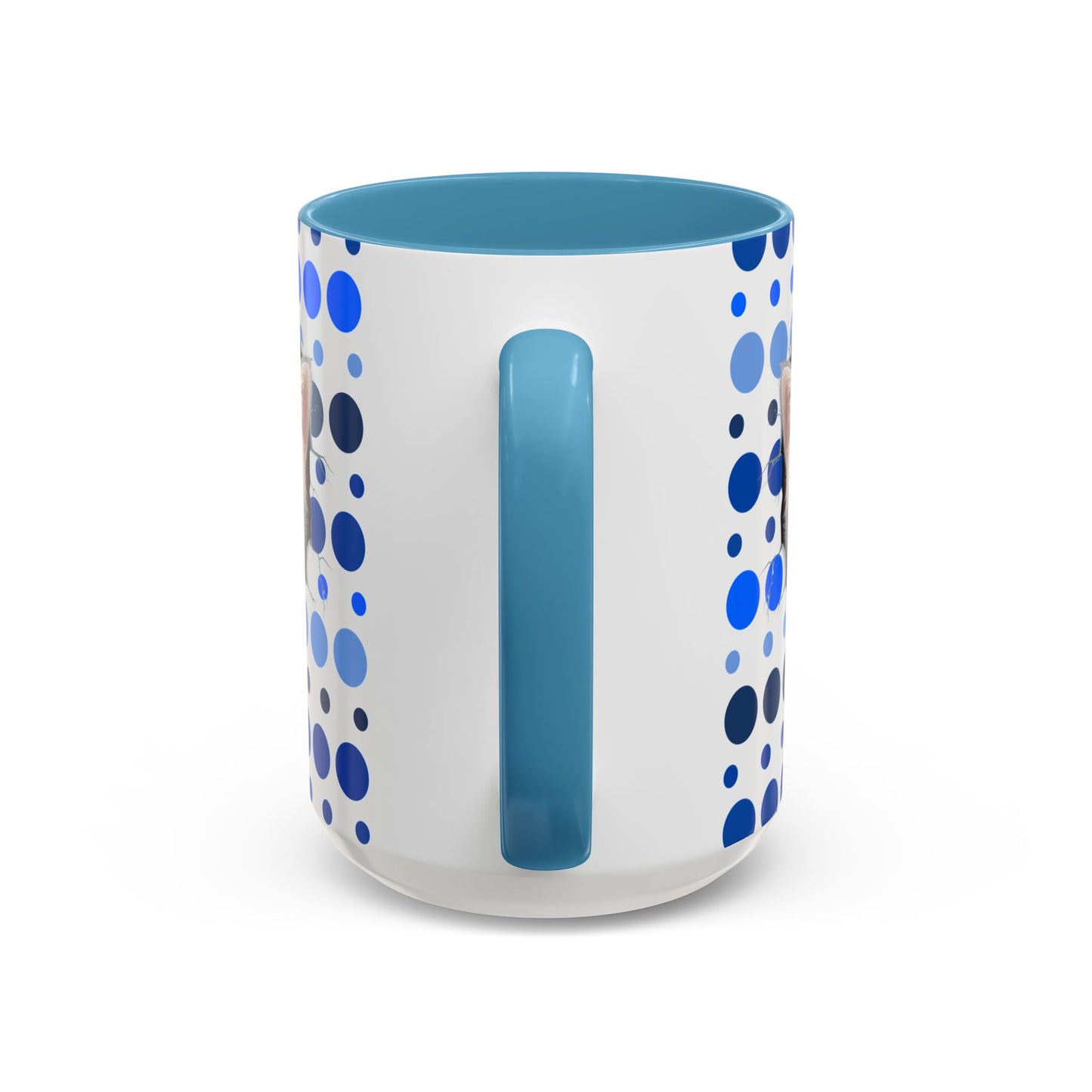 Purrrty in Blue Dots Mug