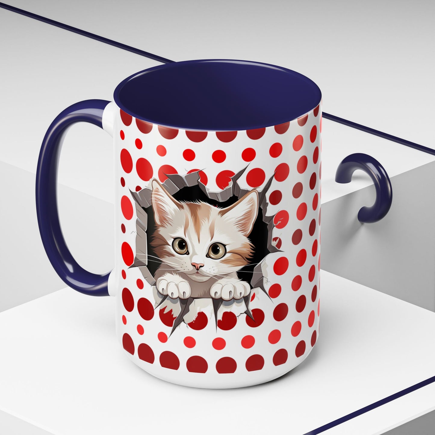 Purrrty in Red Mug