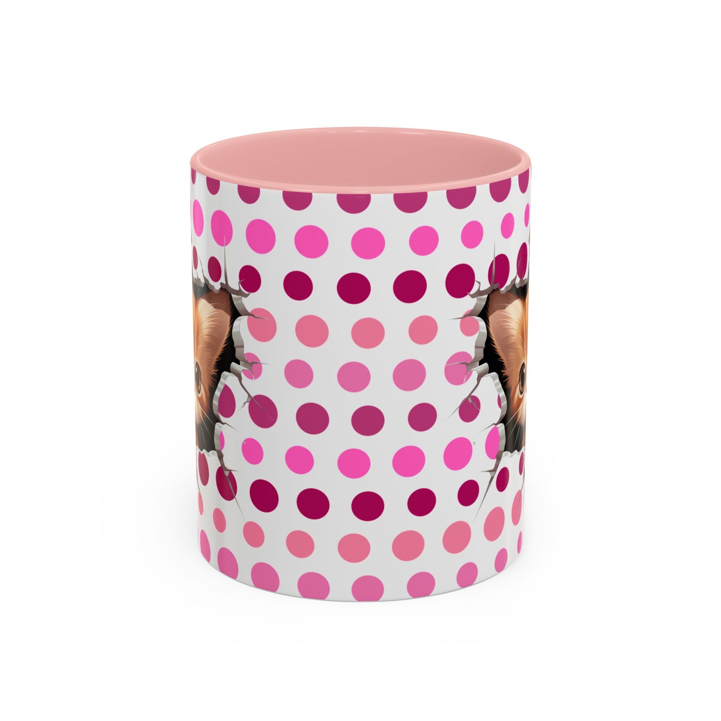 Purrrty in Pink Dots Mug (11oz, 15oz)