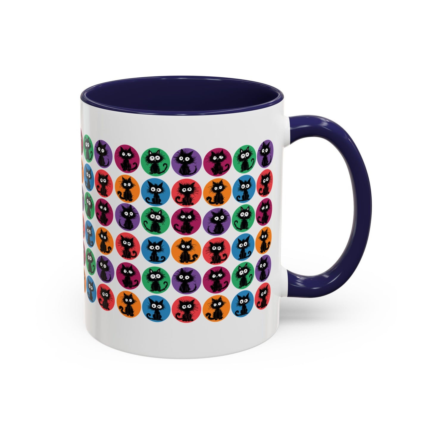 Black Cats in Color Mug