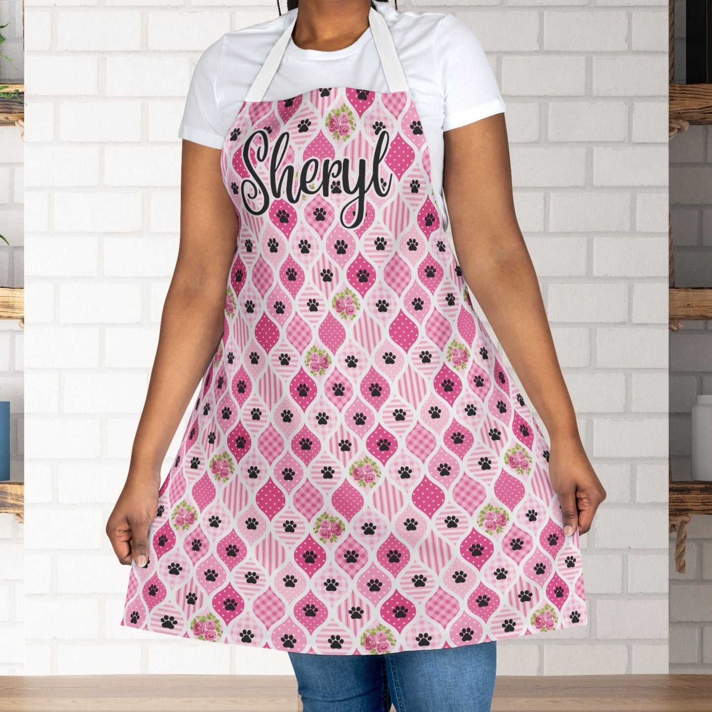 Purrr-ty in Pink Apron