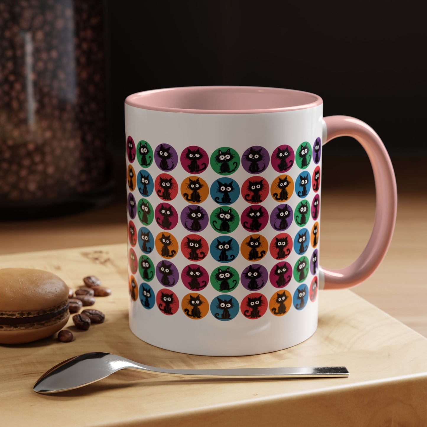 Black Cats in Color Mug