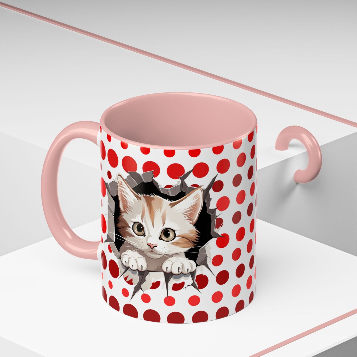 Purrrty in Red Mug