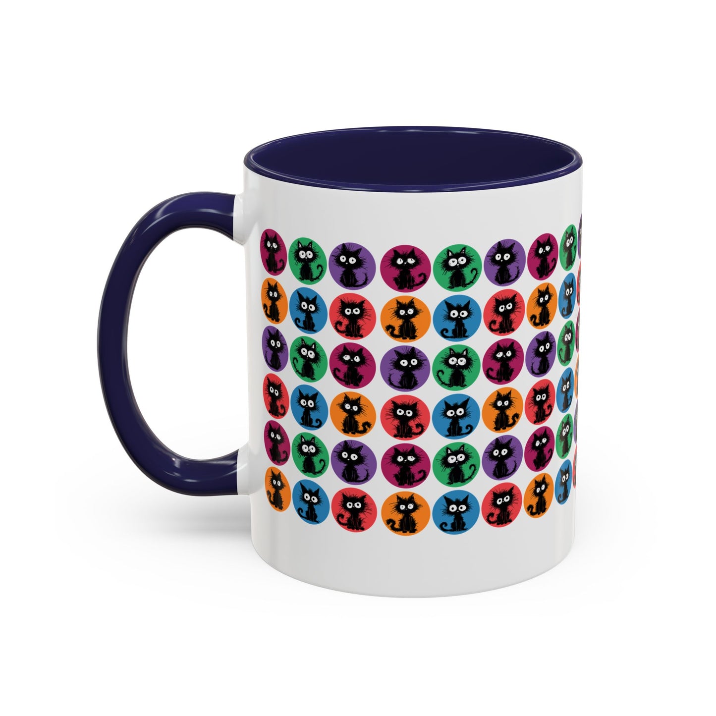 Black Cats in Color Mug