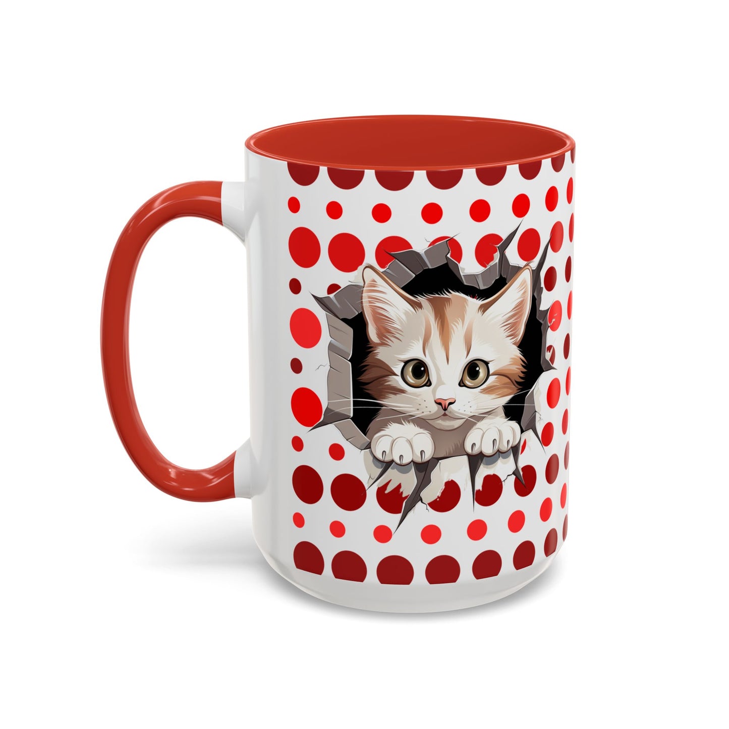 Purrrty in Red Mug