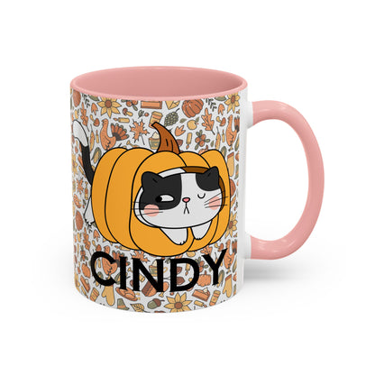 Pumpkin Spicey Cat Mug