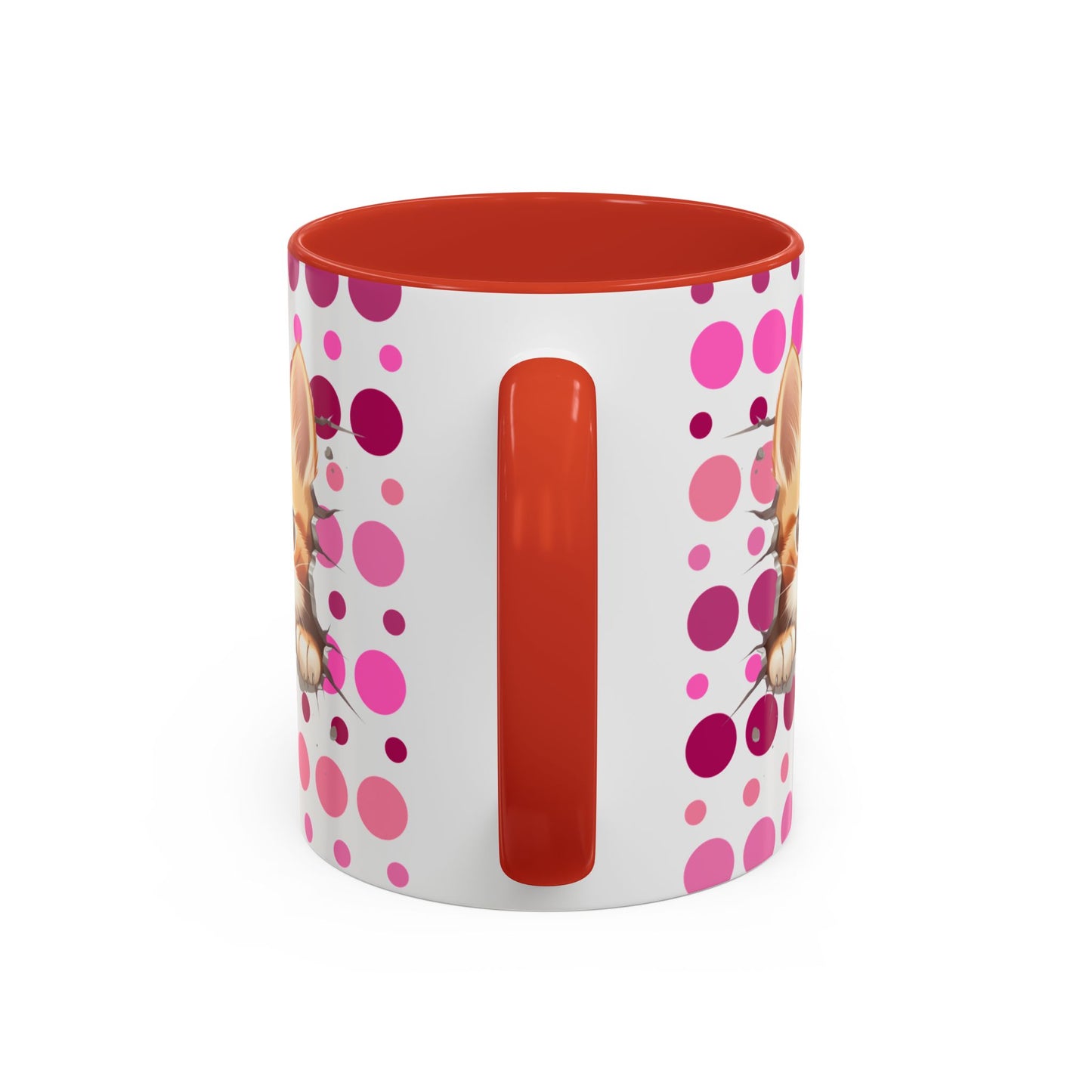 Purrrty in Pink Dots Mug (11oz, 15oz)