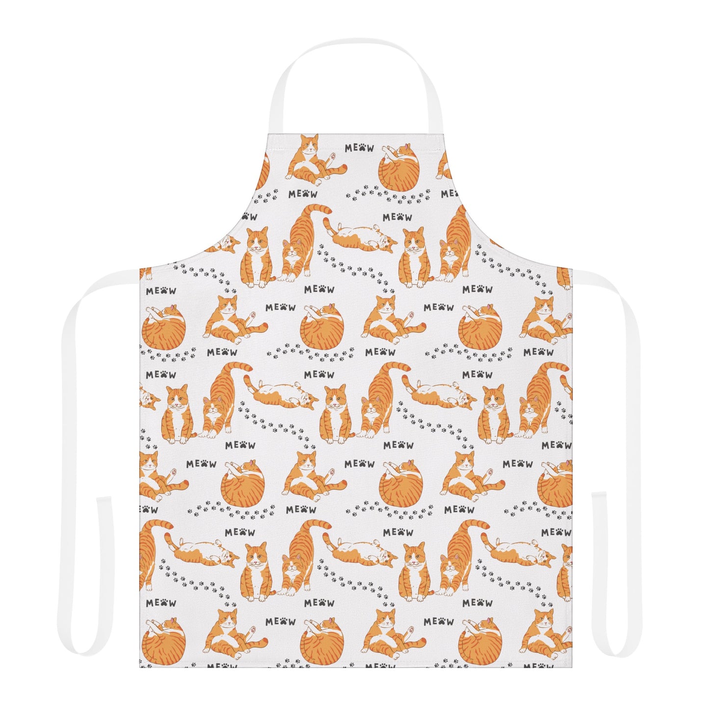 Orange Cat Apron