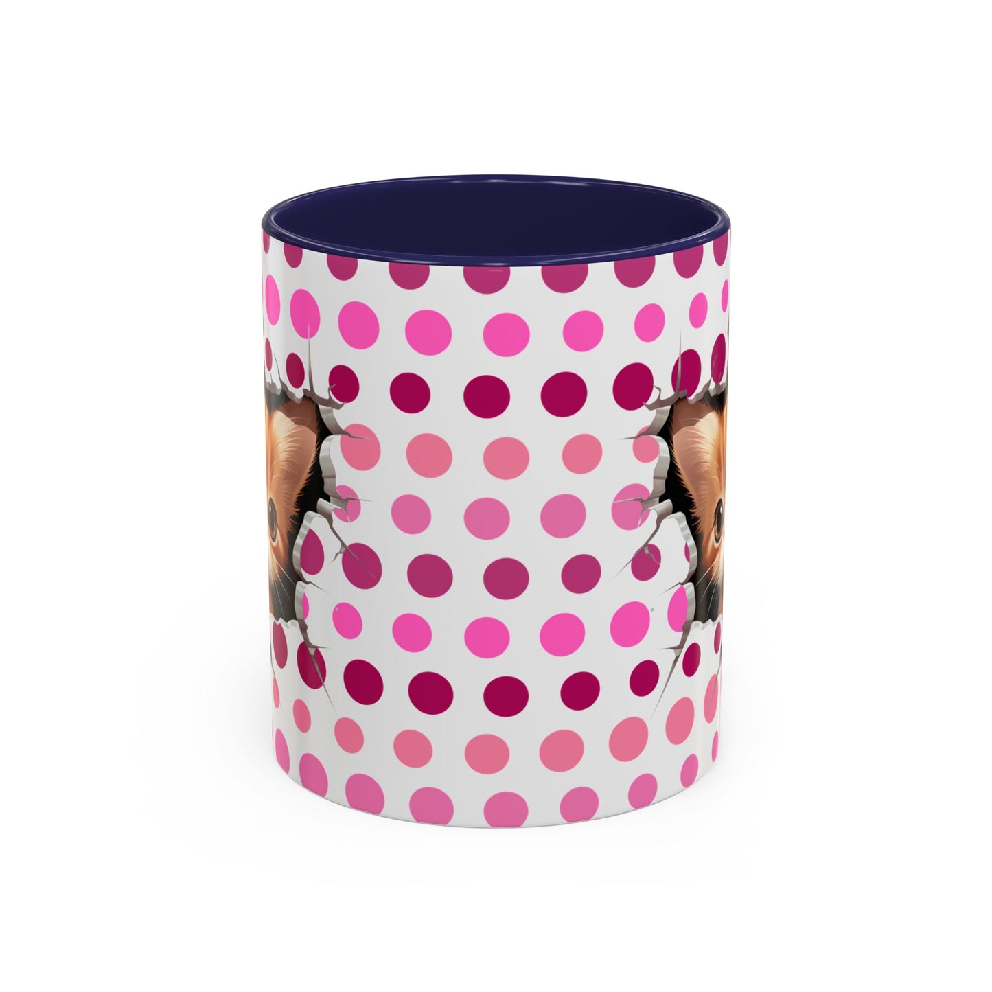 Purrrty in Pink Dots Mug (11oz, 15oz)