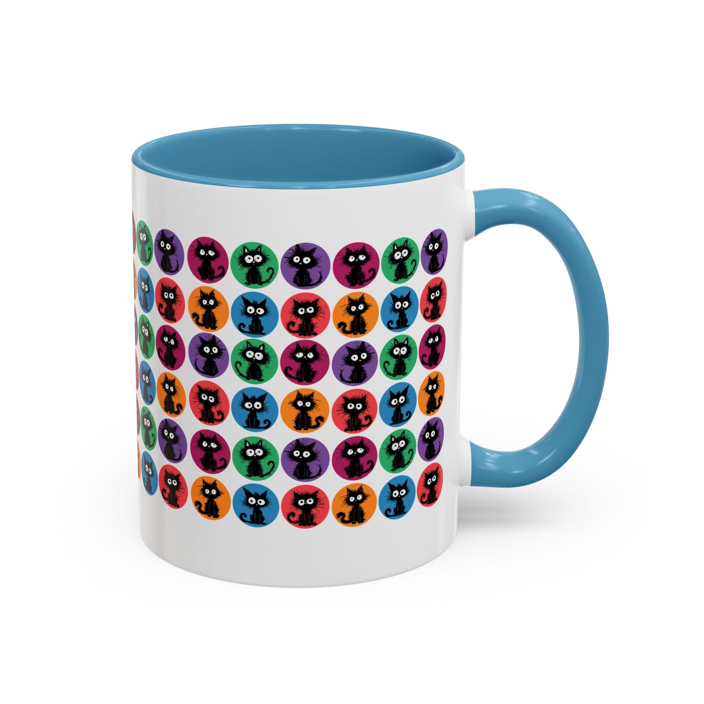 Black Cats in Color Mug