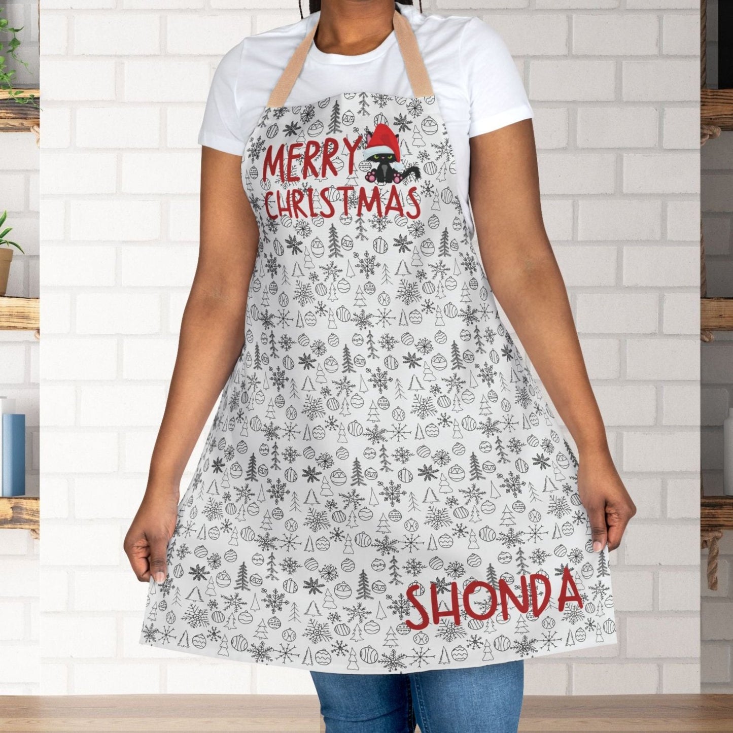 Christmas Baking Custom Apron