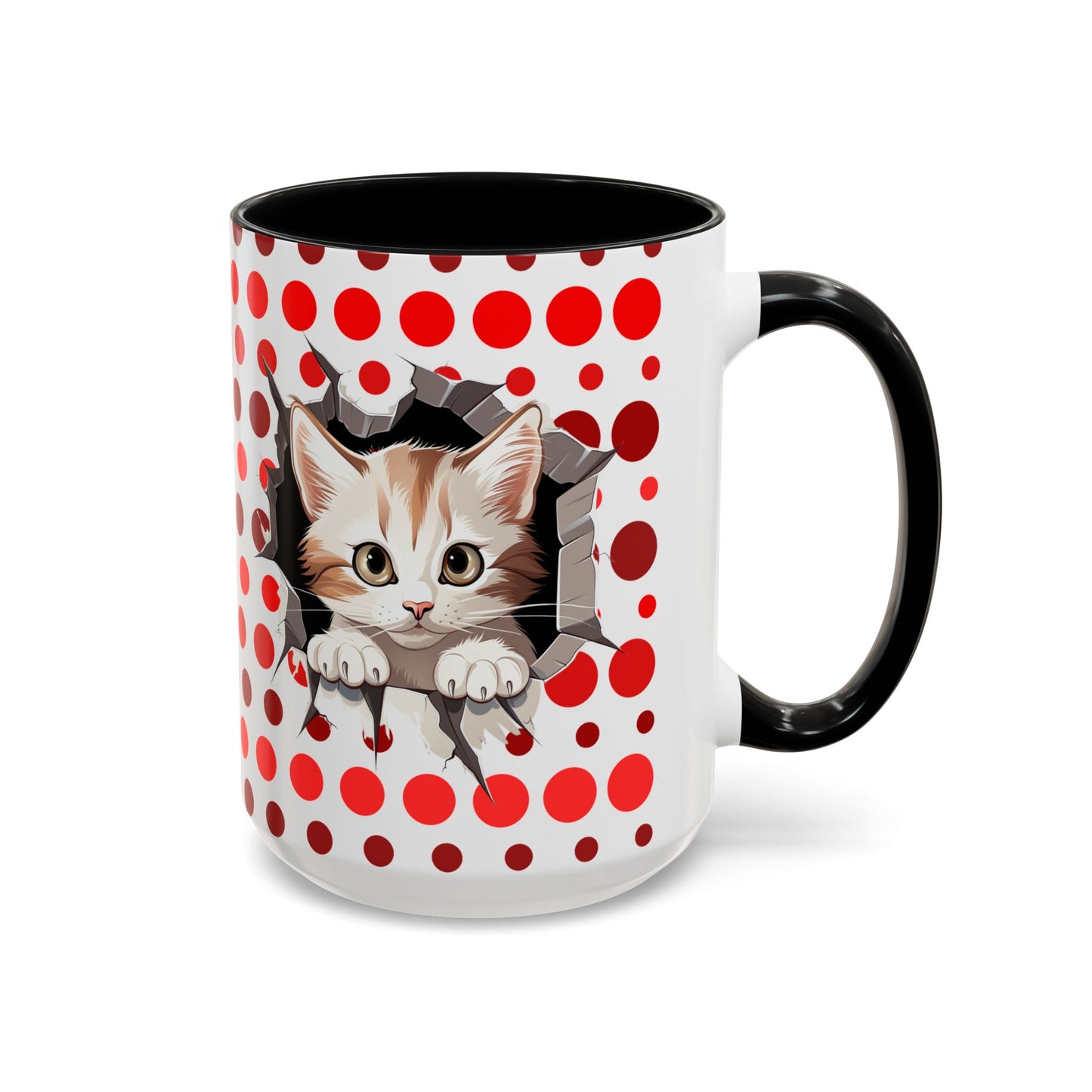 Purrrty in Red Mug