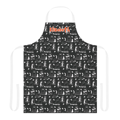 Ghost Cats Apron