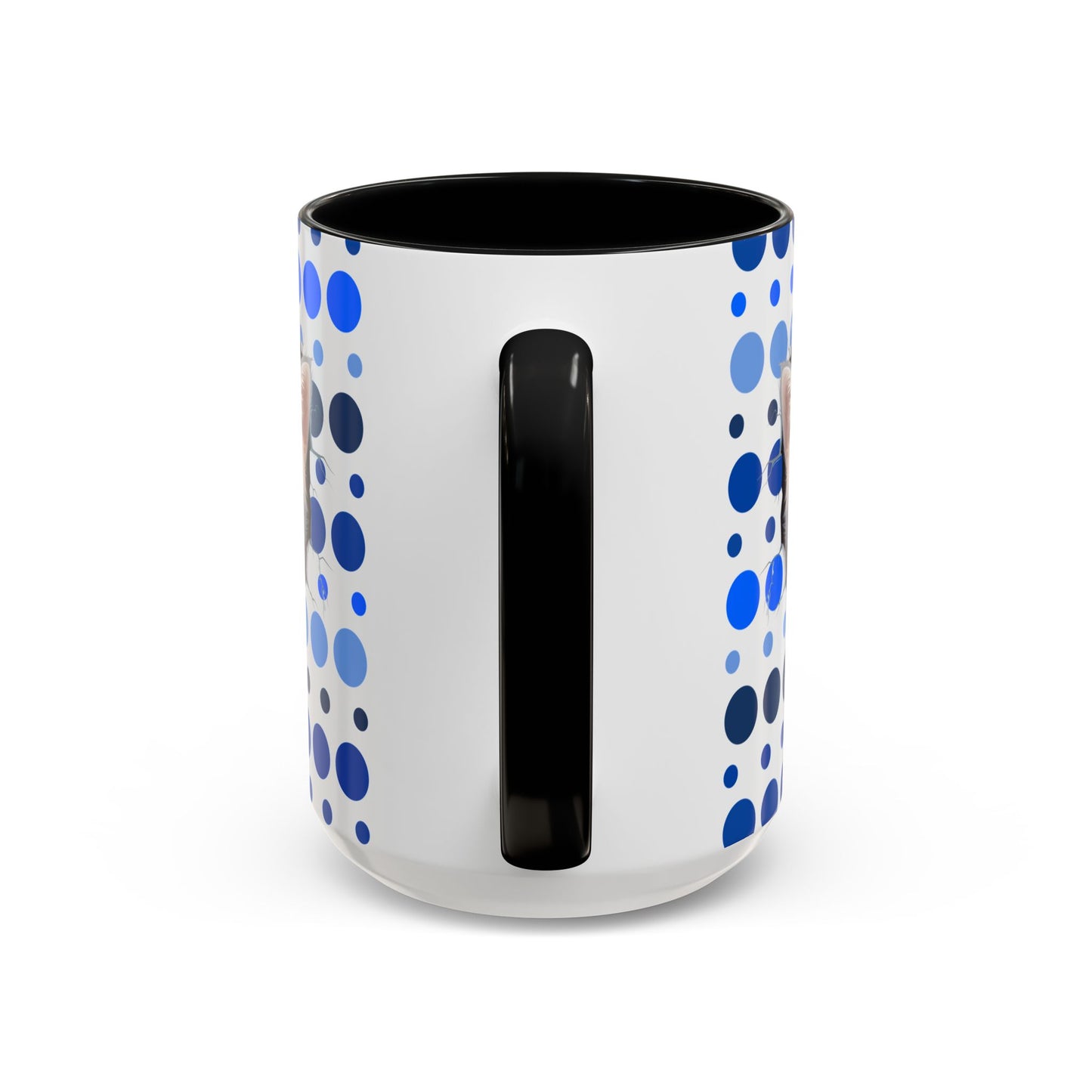 Purrrty in Blue Dots Mug