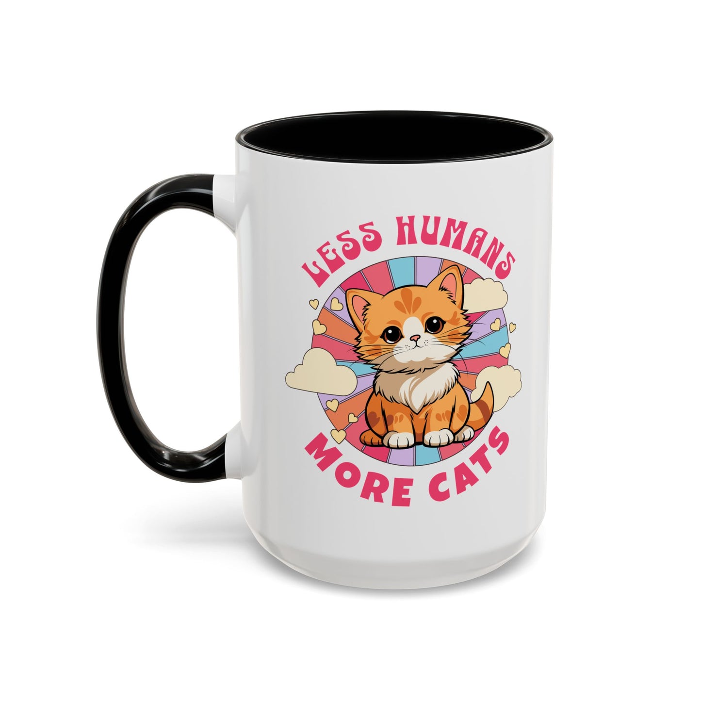 Less Humans More Cats Mug