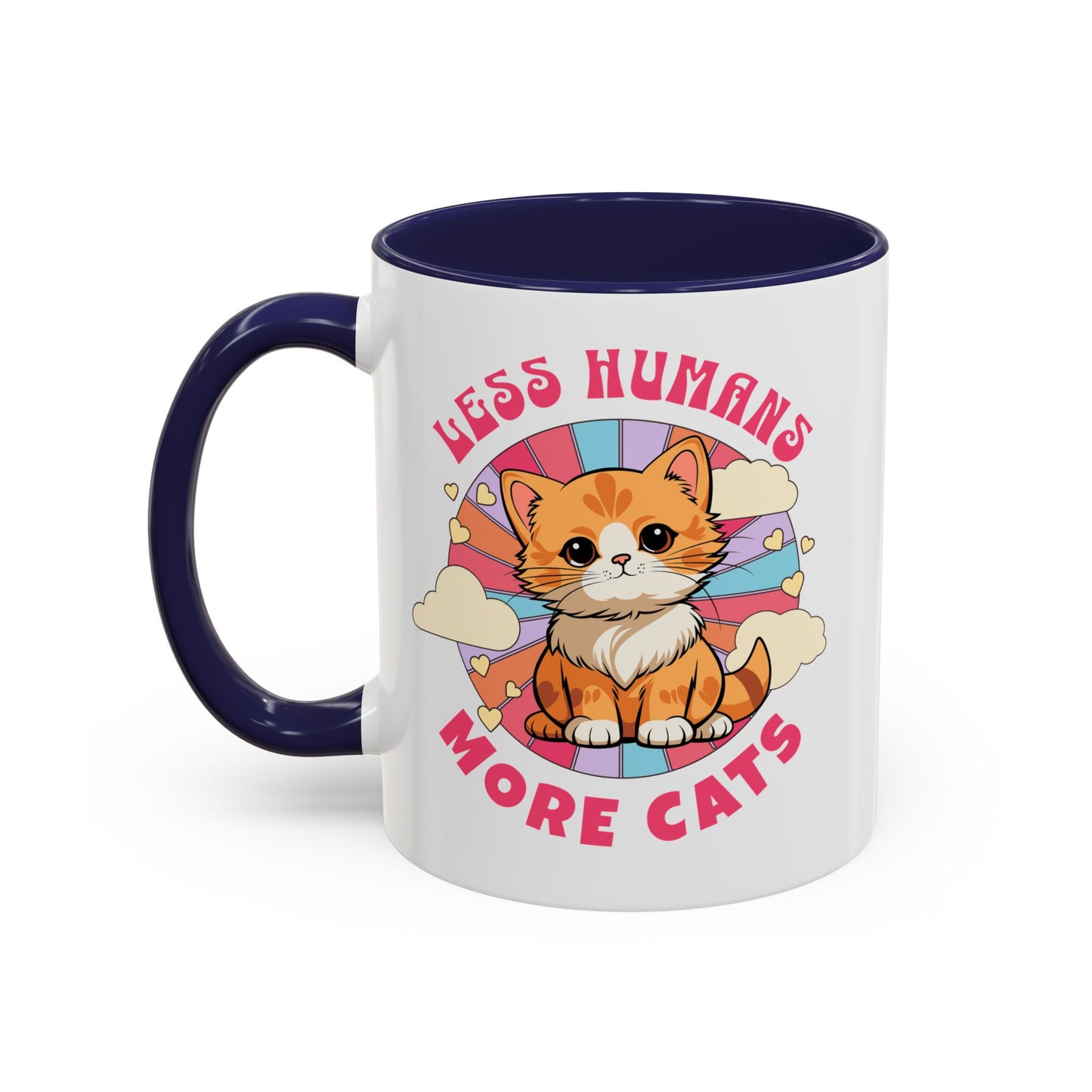 Less Humans More Cats Mug