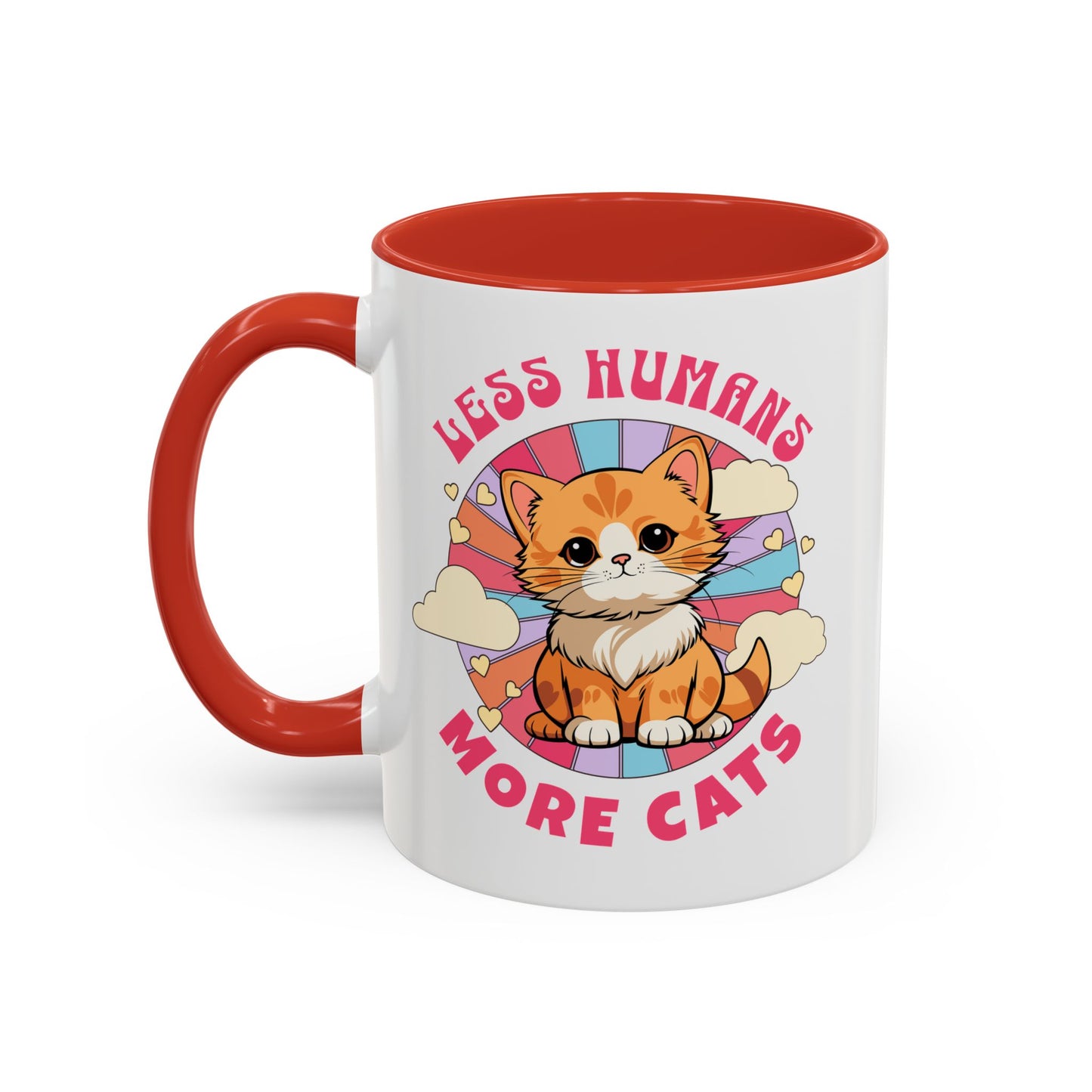 Less Humans More Cats Mug