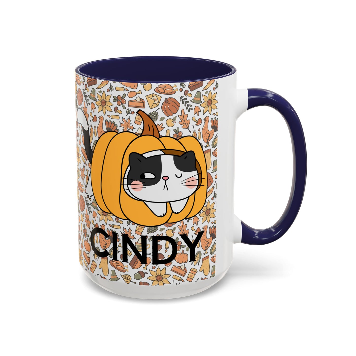 Pumpkin Spicey Cat Mug