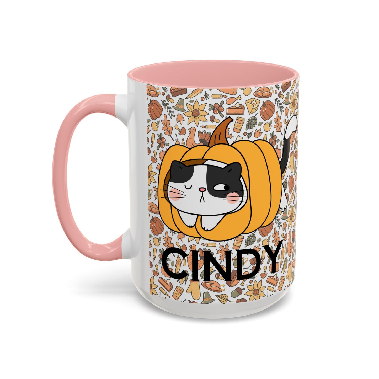 Pumpkin Spicey Cat Mug