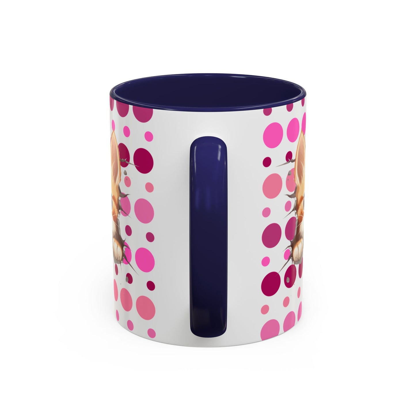 Purrrty in Pink Dots Mug (11oz, 15oz)