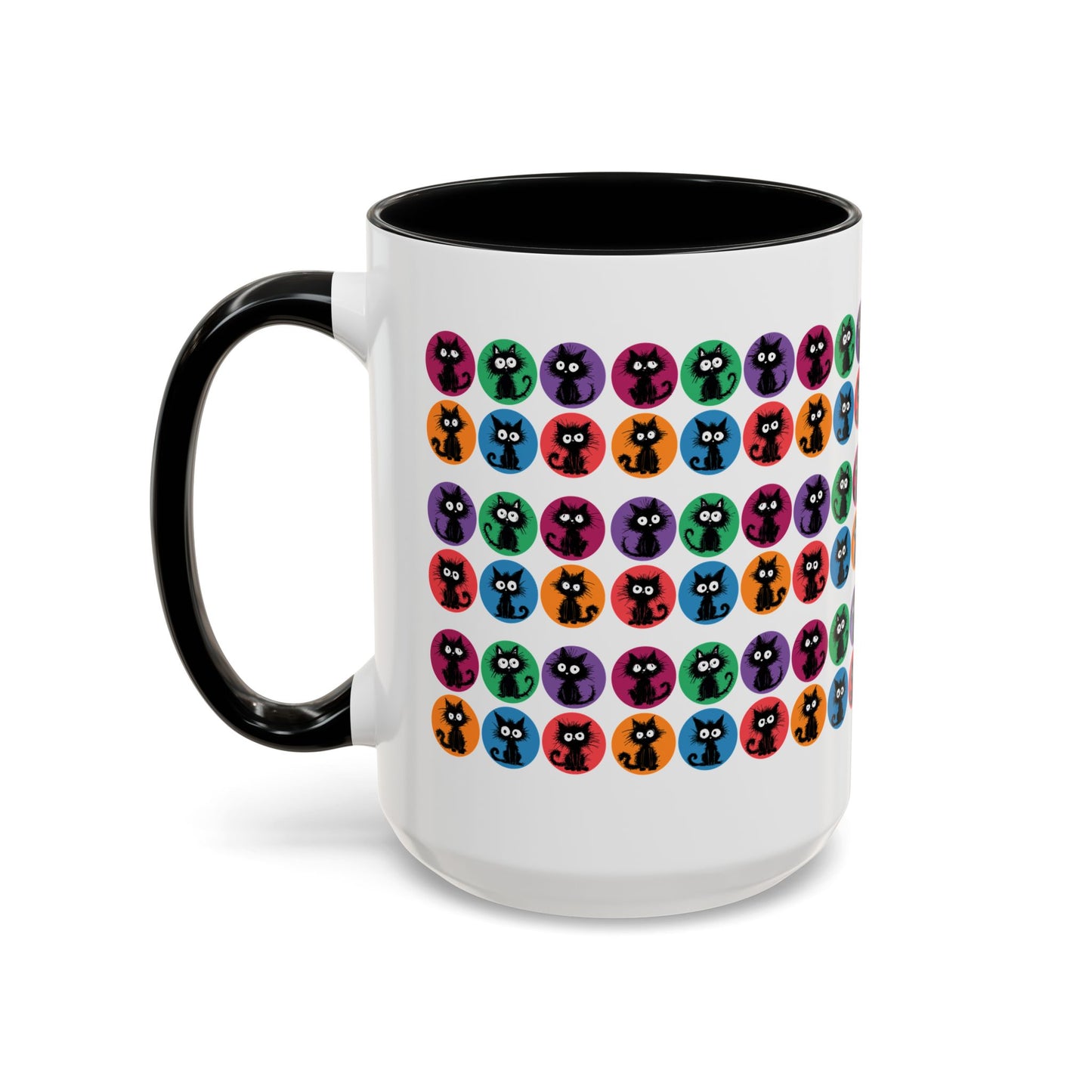 Black Cats in Color Mug