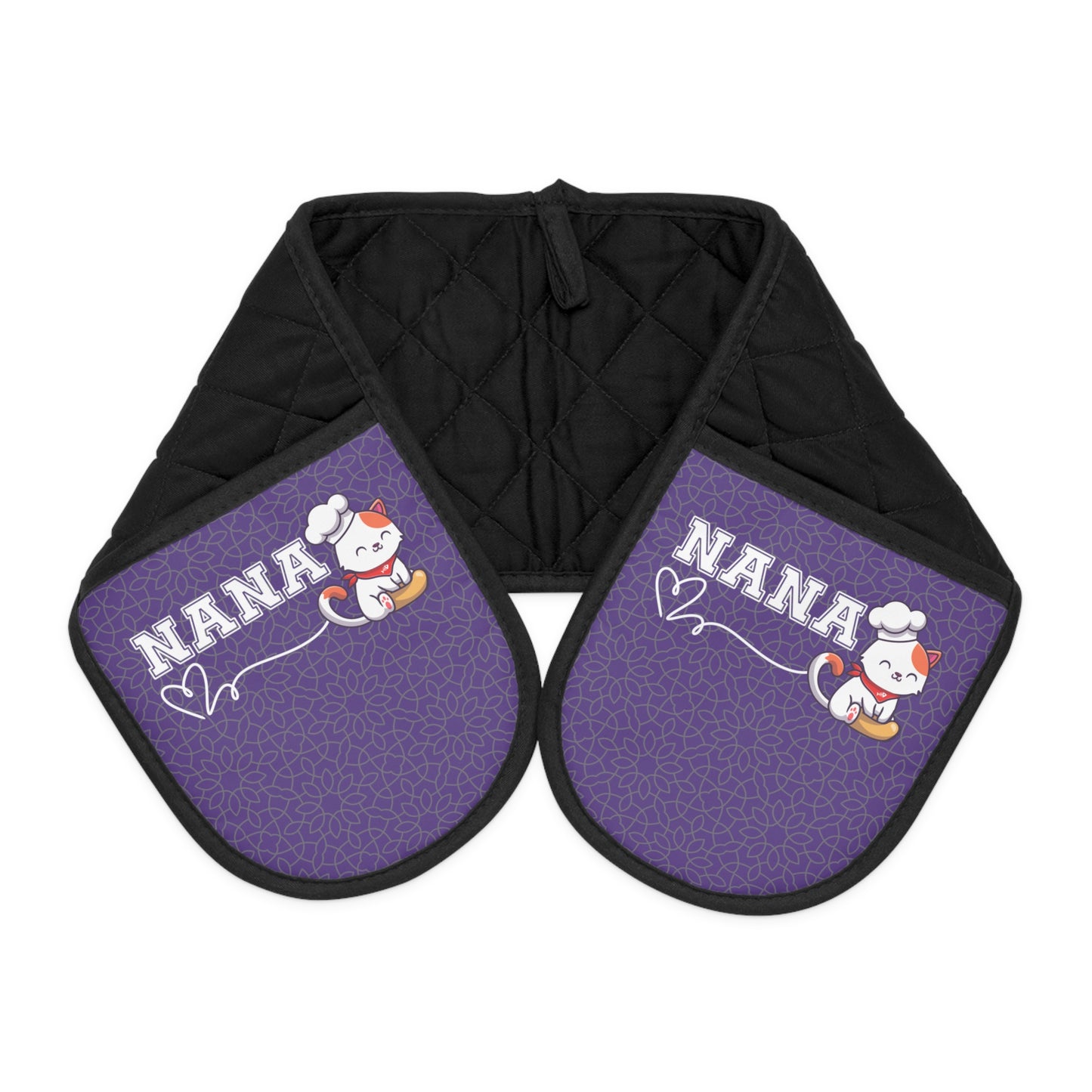 Purrr-ple Purrr-sonalized Oven Mitts