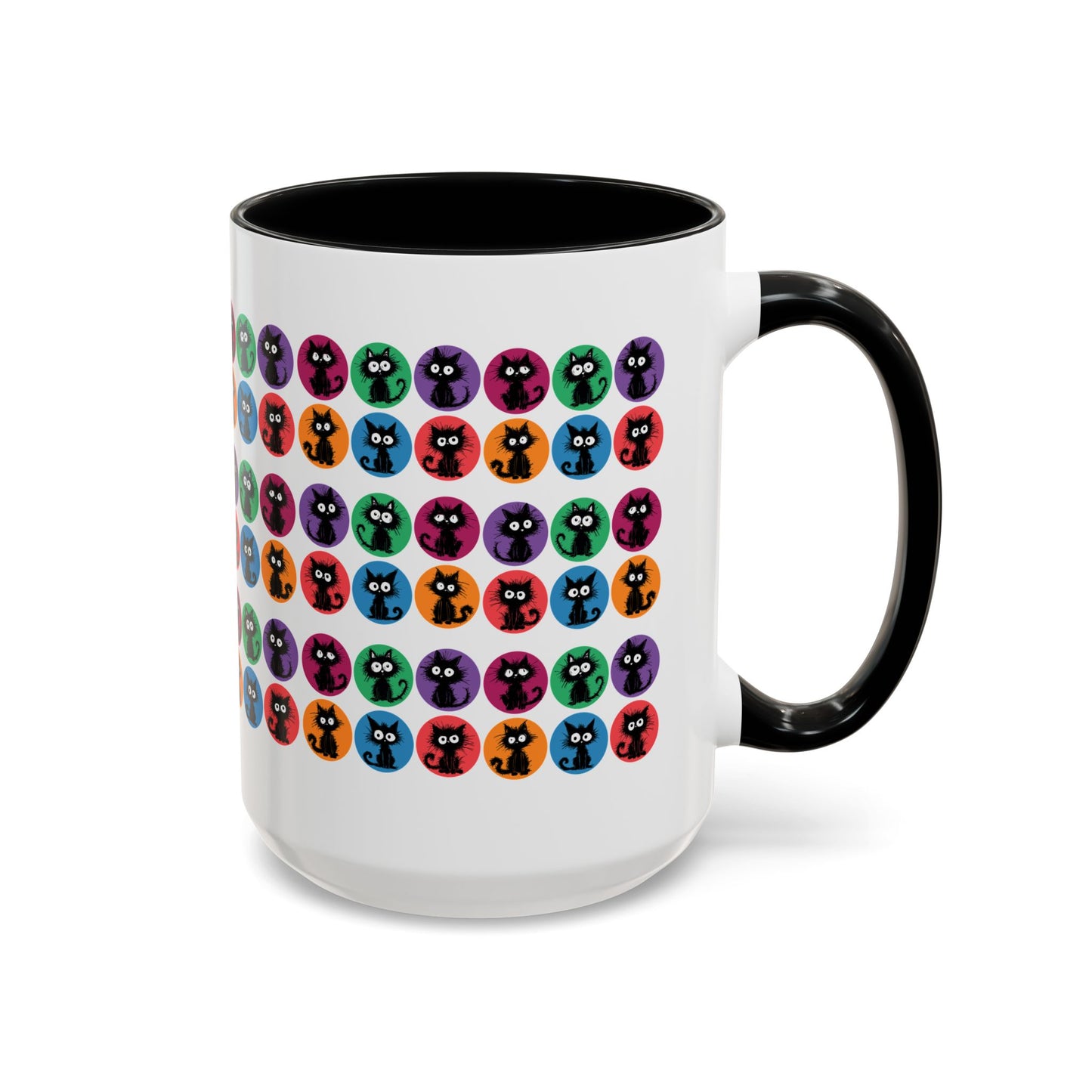 Black Cats in Color Mug