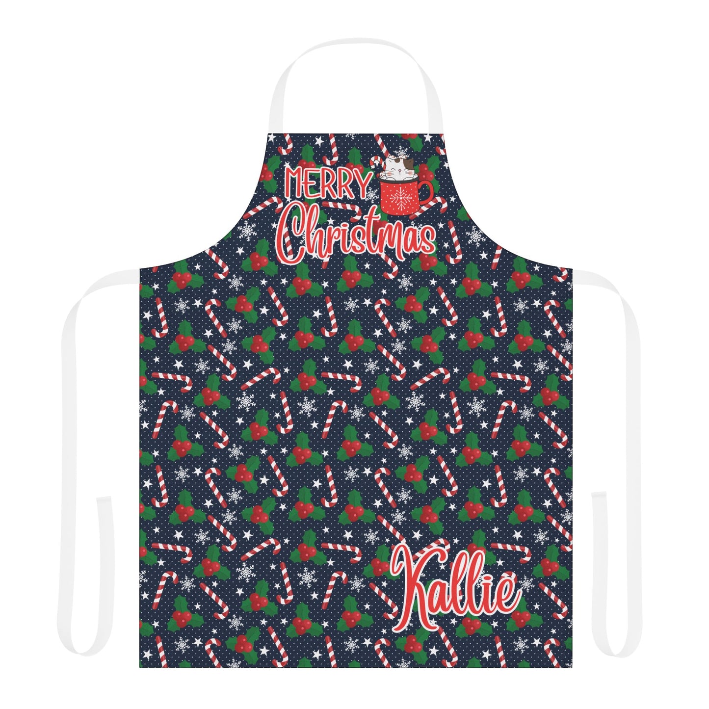 Merry Christmas in a Cup Apron