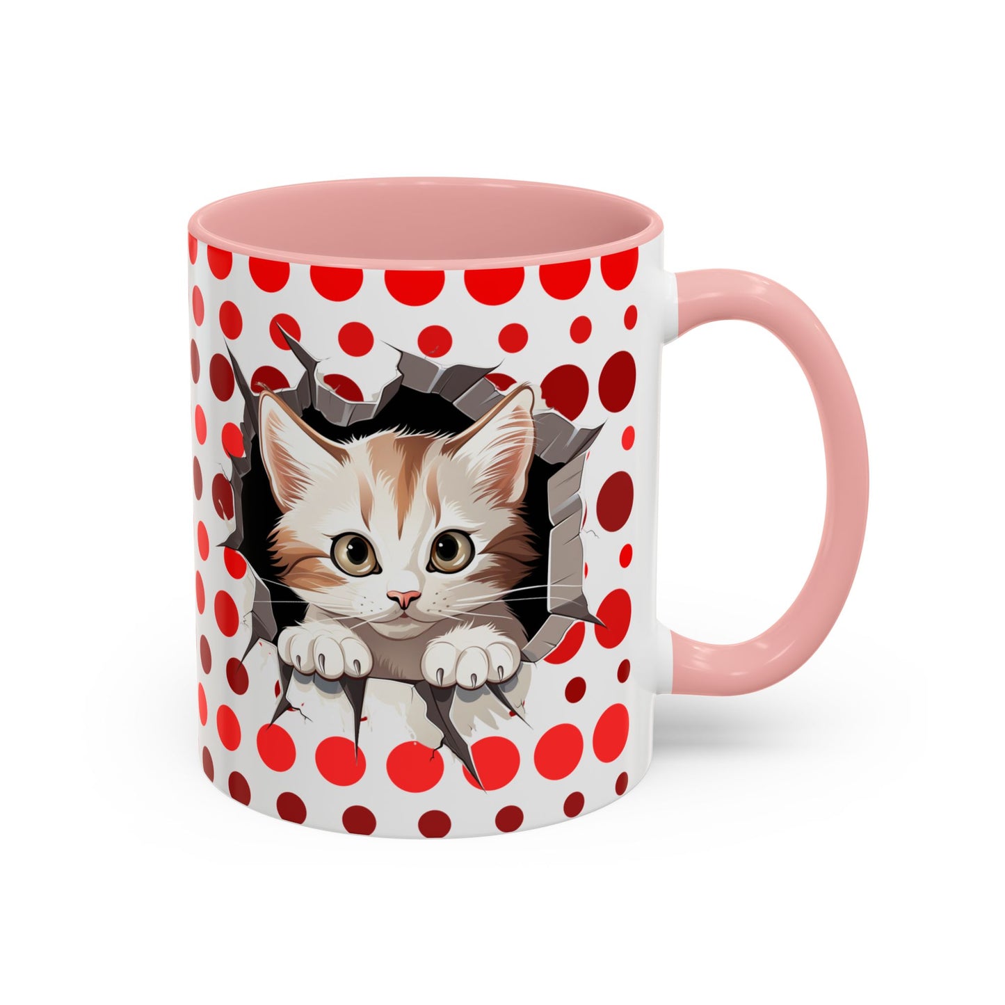 Purrrty in Red Mug