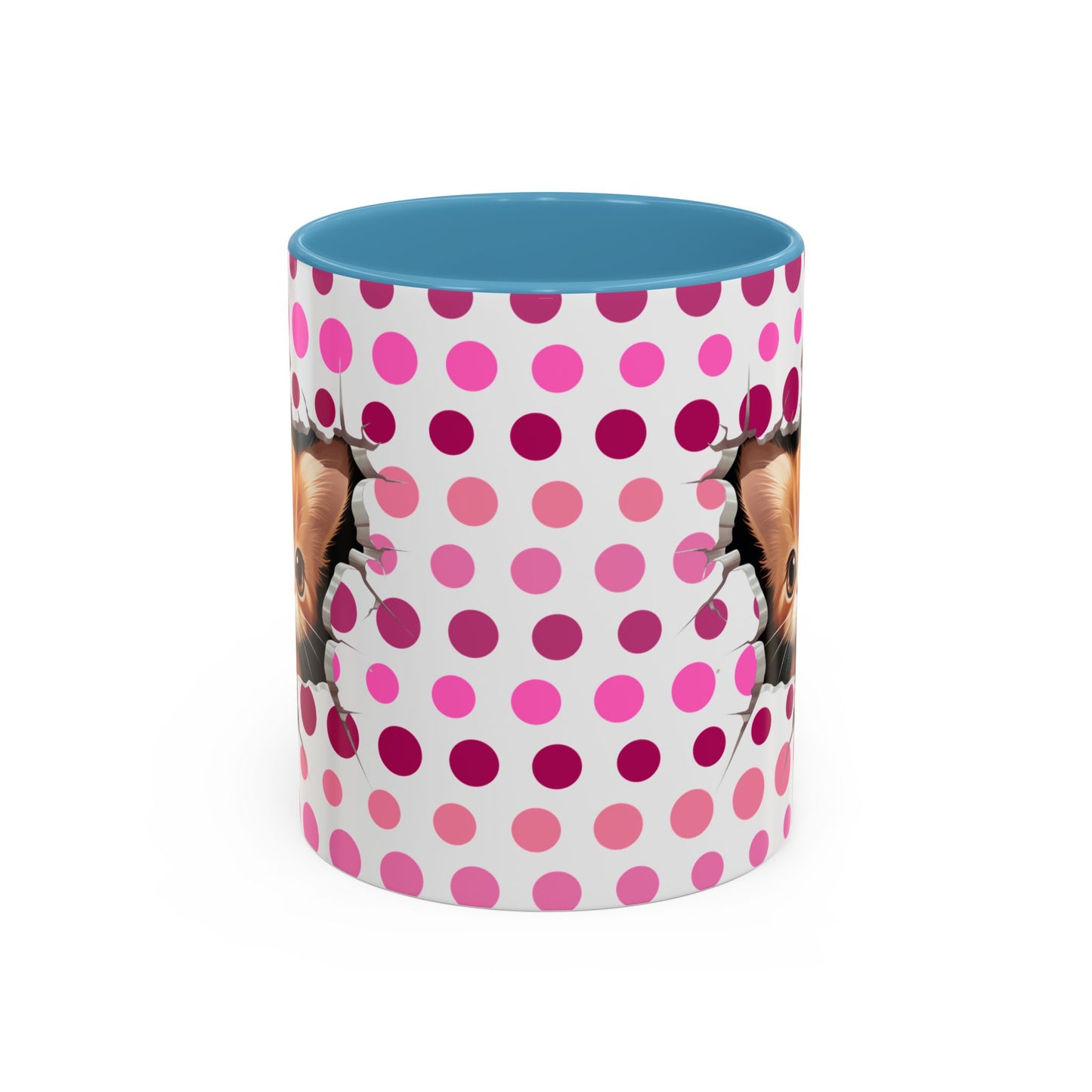 Purrrty in Pink Dots Mug (11oz, 15oz)