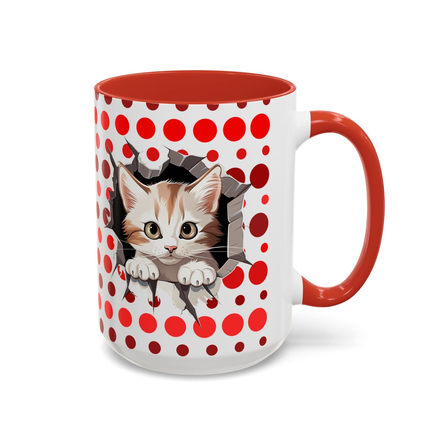 Purrrty in Red Mug