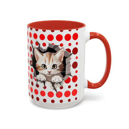 Purrrty in Red Mug