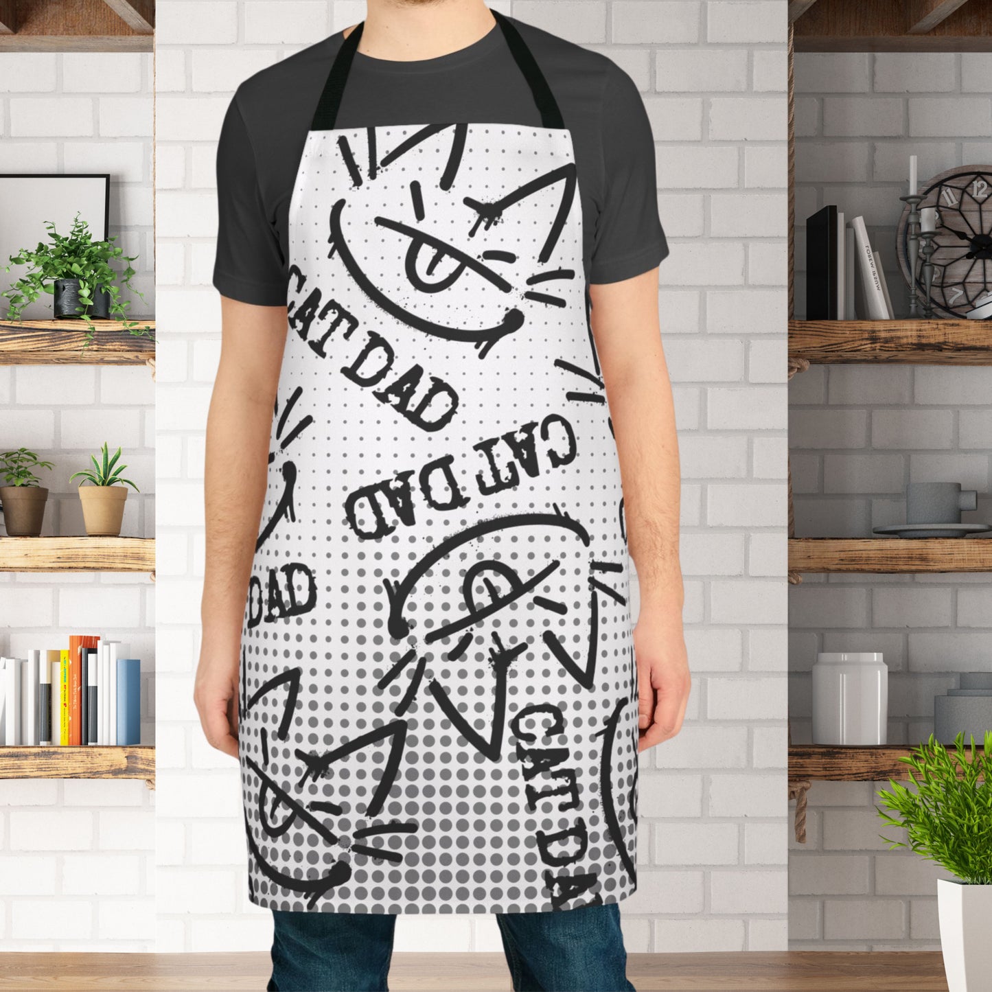 The Growling Cat Mom Apron