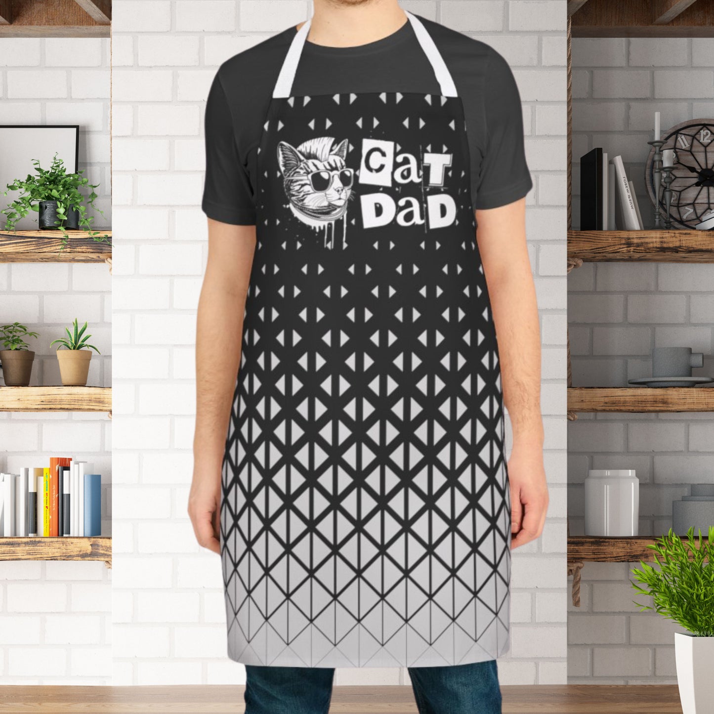 Grilling Cat Dad Apron