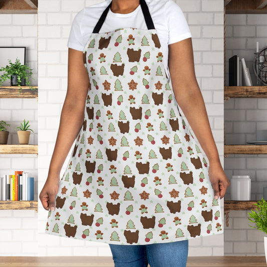 Gingerbread Cat Baking Apron