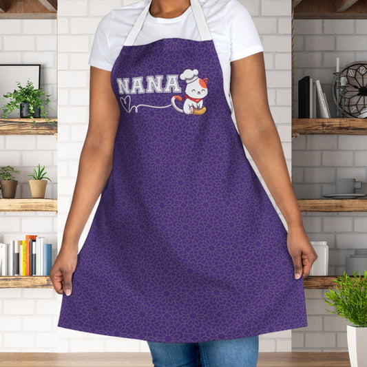 Purrr-ple Purrr-sonalized Apron