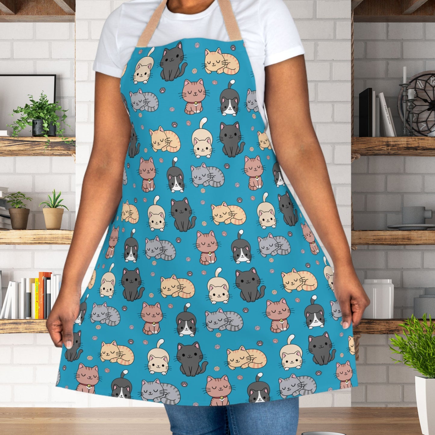 Cats Playing Baking Apron