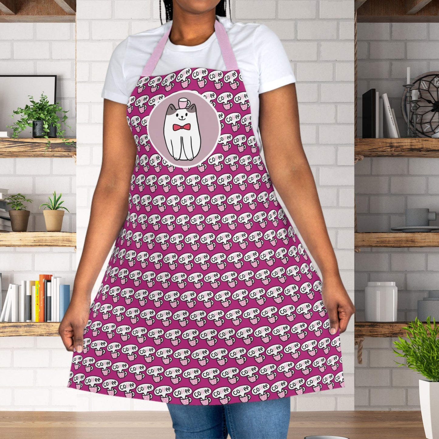 Coffee Cat Apron