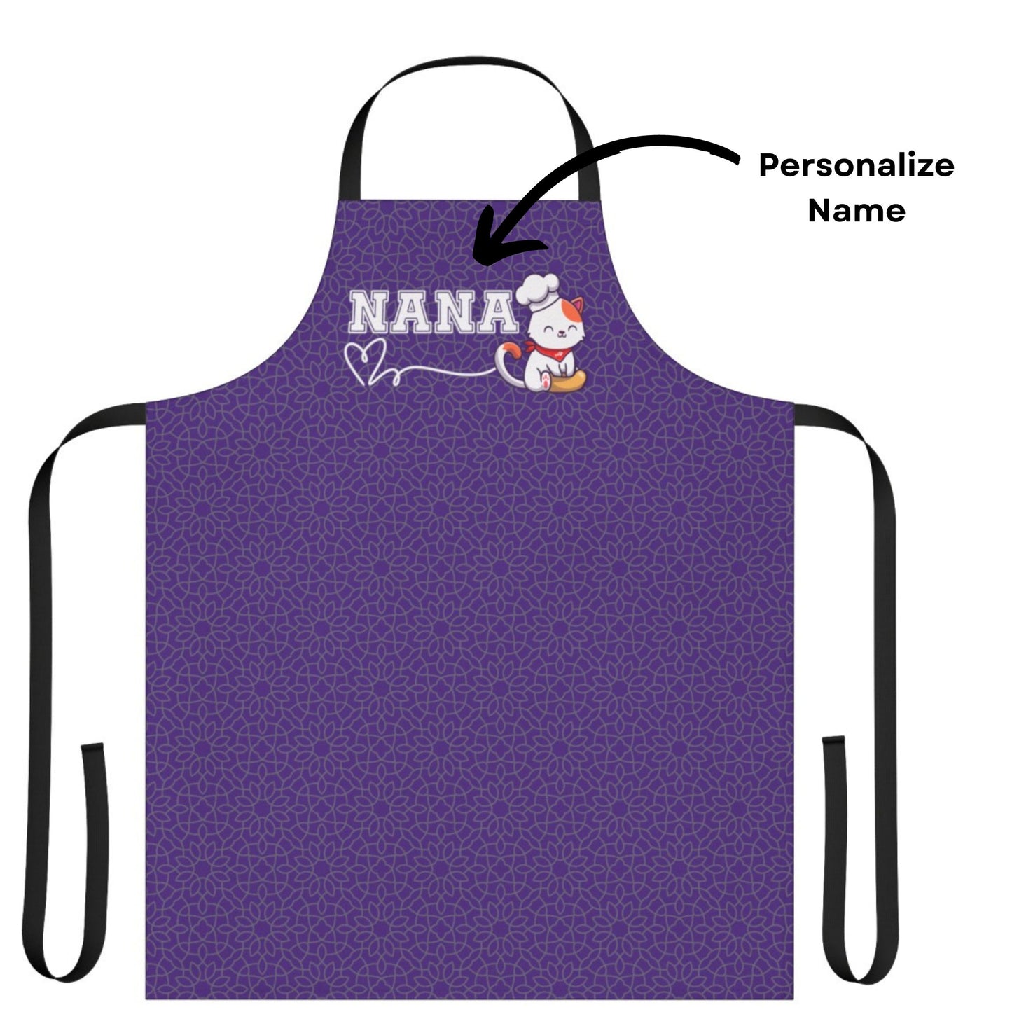 Purrr-ple Purrr-sonalized Apron