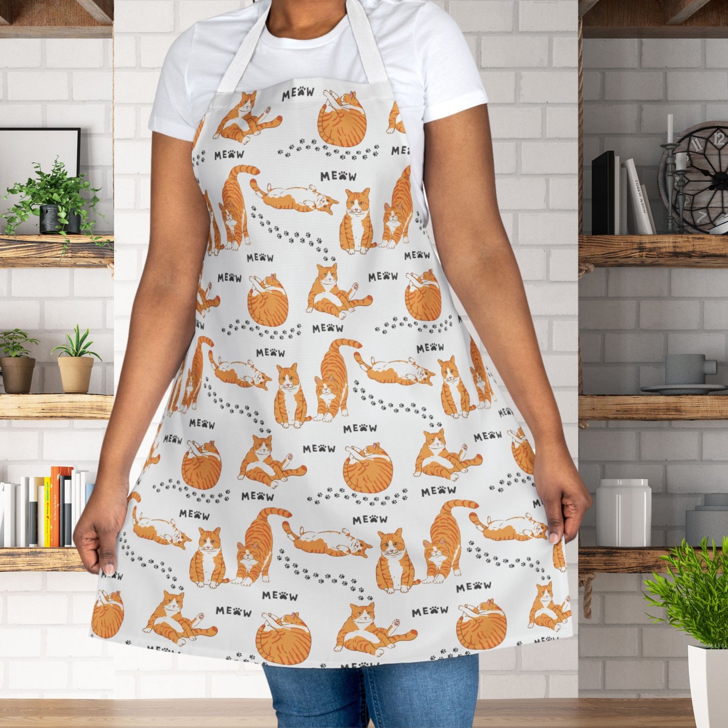 Orange Cat Apron