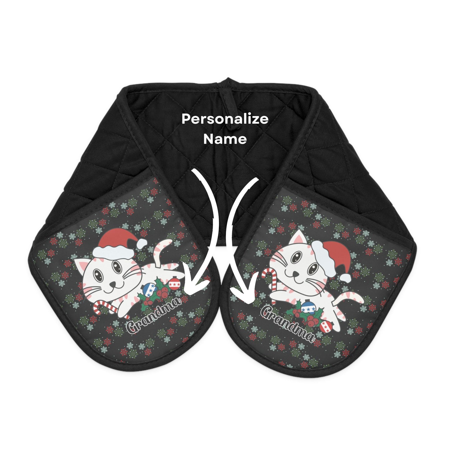 Christmas Personalized Oven Mitts