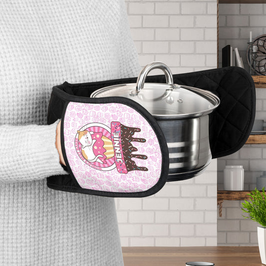 Cat-cake Oven Mitts