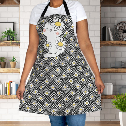 Feline Flowers Apron