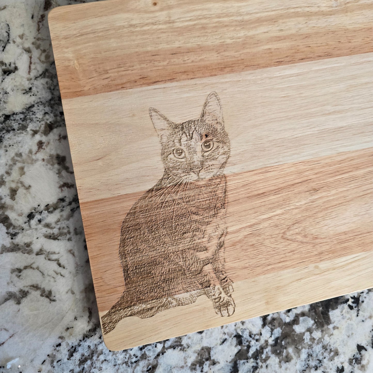 One Purr-trait, Endless Memories Cutting Board