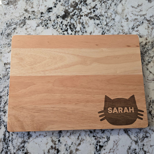 Purrrsonalized Cat Mama Cutting Board
