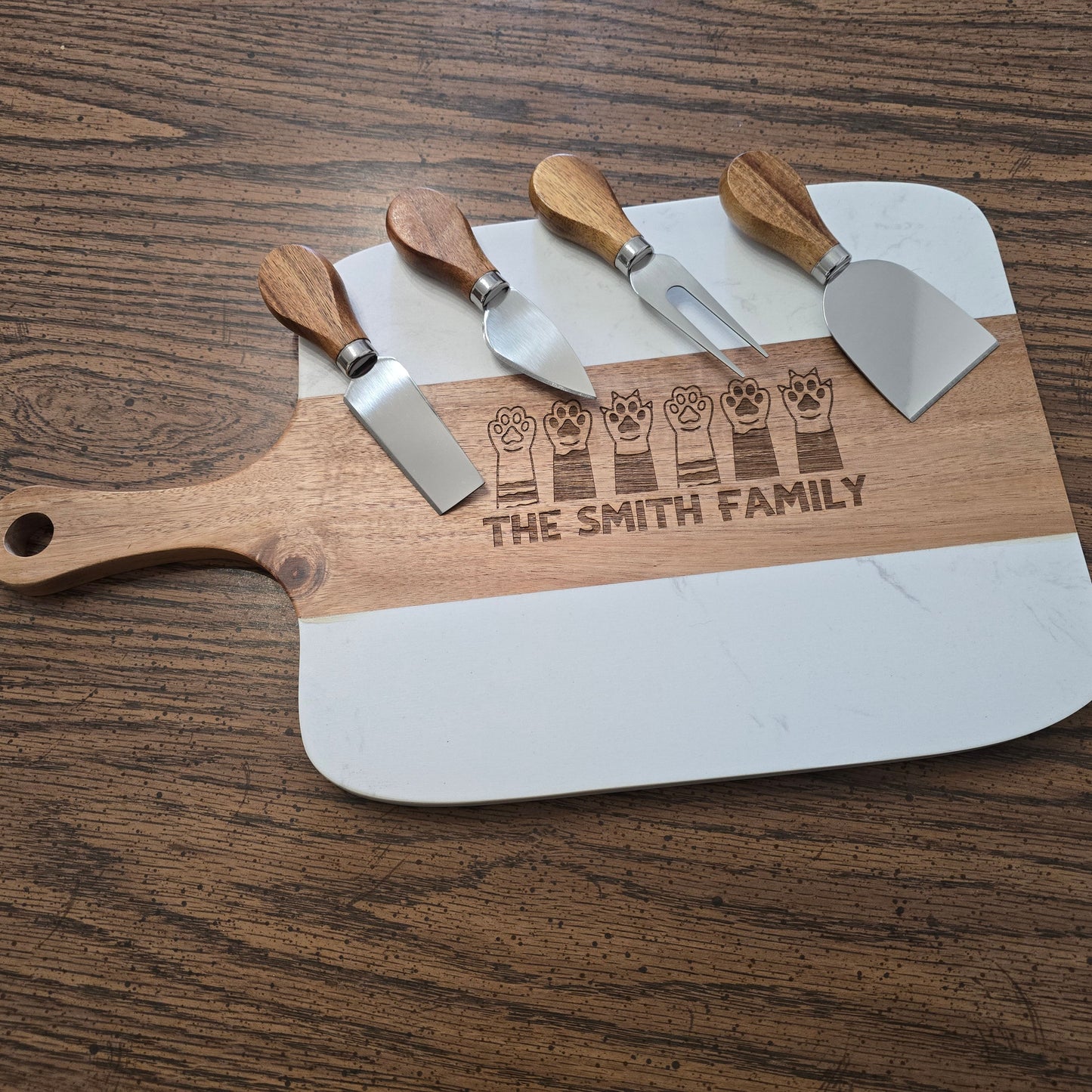 Paws Up Cutting Board