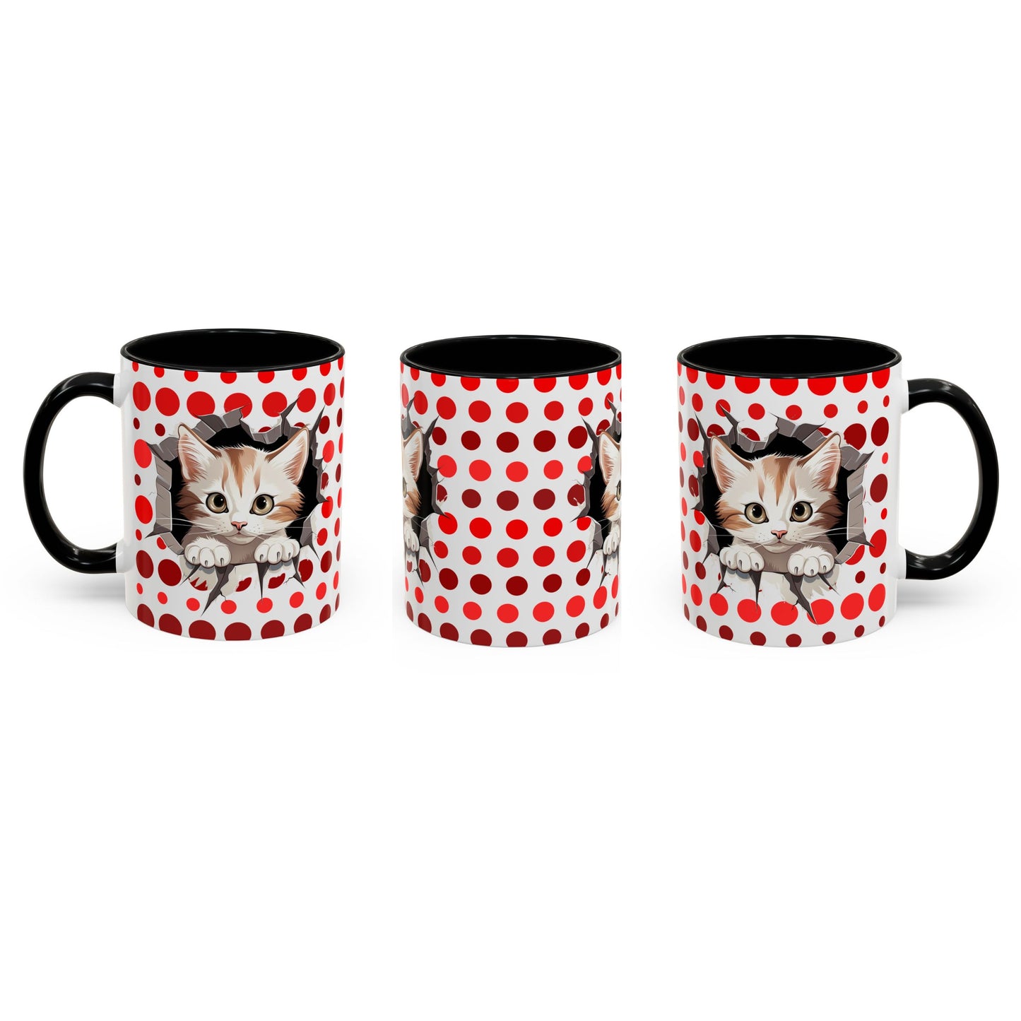 Purrrty in Red Mug